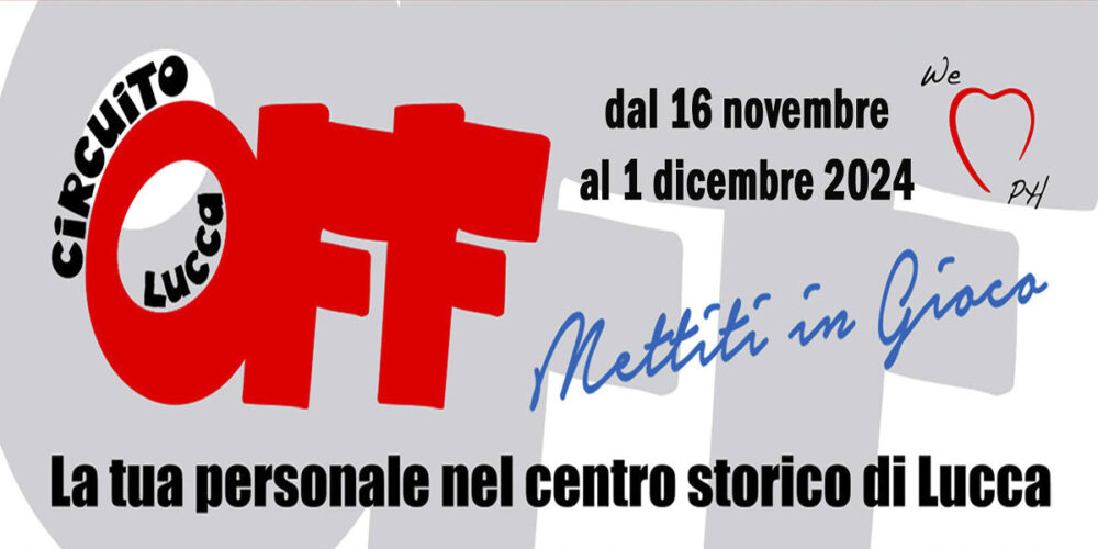 Dal 16 novembre 2024 si terrà a Lucca l’undicesima edizione del Circuito OFF, organizzata dall’Associazione Fotografica WeLovePh Lucca.