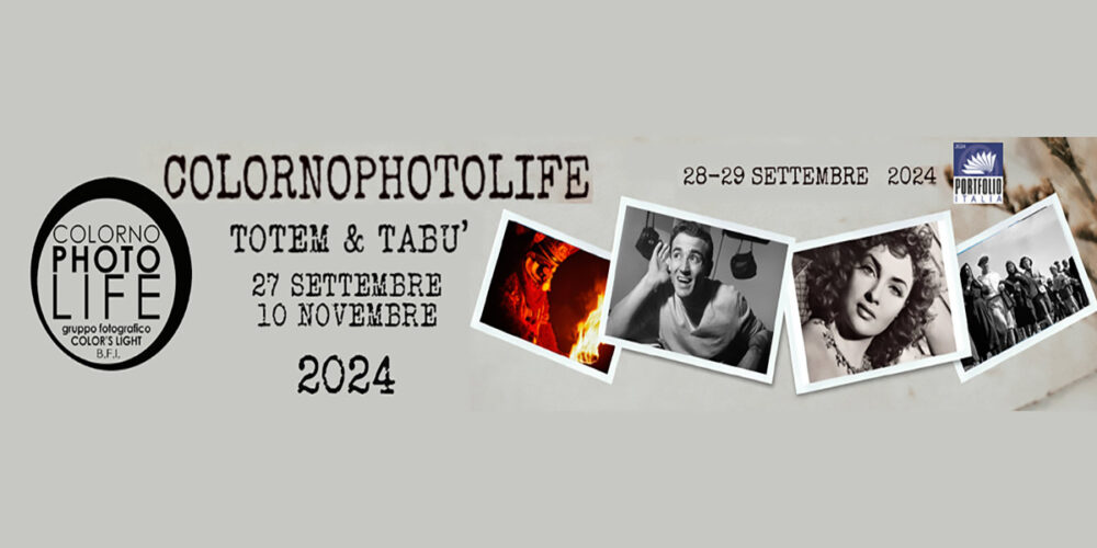 Il festival COLORNOPHOTOLIFE, previsto dal 27 settembre al 10 novembre 2024, quest’anno arriva alla sua quindicesima edizione, mantenendo la sua prerogativa di fondere in un'unica manifestazione le radici e le nuove frontiere della fotografia da alcuni anni ha aggiunto momenti musicali e audiovisivi.