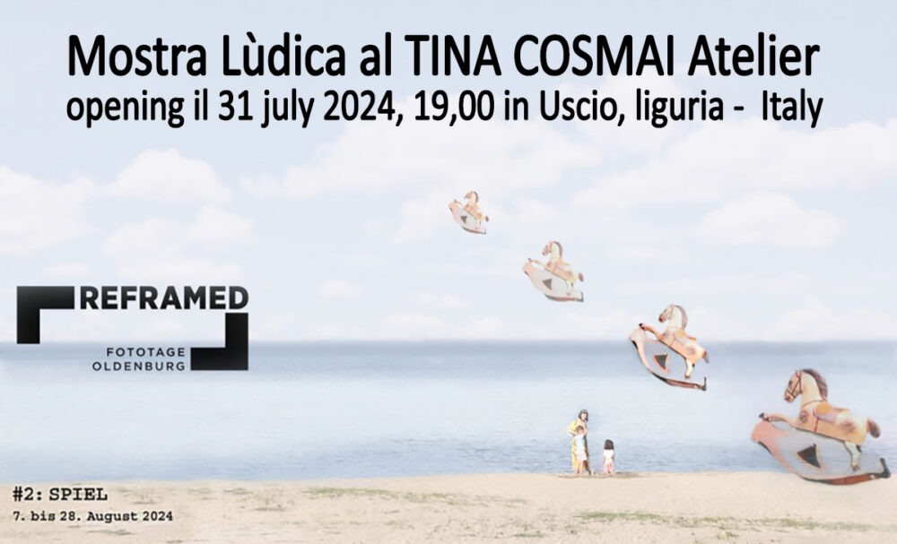 Il 31 luglio 2024, dalle 19 alle 21, Tina Cosmai inaugura il suo studio d’arte in Via Veneto 100 a Uscio, nel cuore del Golfo Paradiso in Liguria.