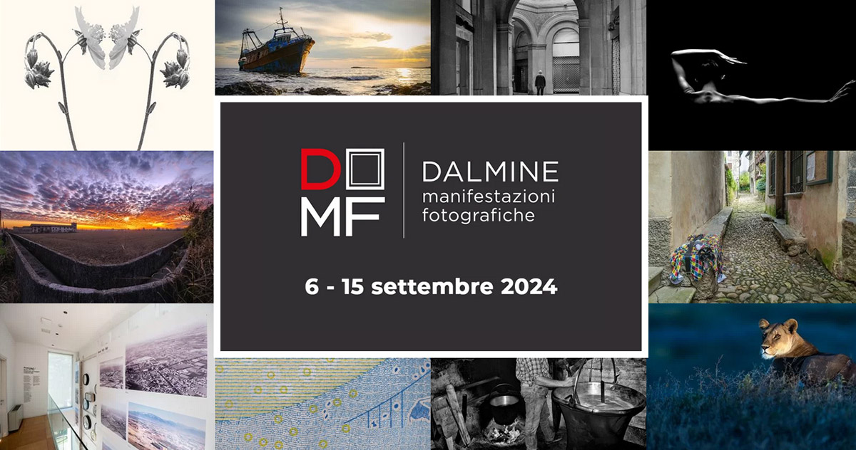 L’undicesima edizione di DMF – Il Festival, dal 6 al 15 settembre 2024, festeggia i 40 anni di attività dei due Circoli Fotografici di Dalmine, il Circolo Fotografico Marianese e il Circolo Fotografico Dalmine