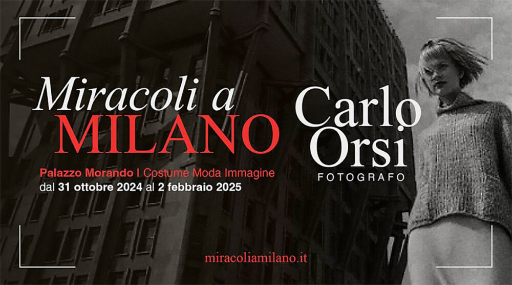 La mostra "Miracoli a Milano. Carlo Orsi fotografo", aperta dal 31 ottobre 2024 al 2 febbraio 2025 a Palazzo Morando, celebra l’opera e la carriera del fotografo milanese Carlo Orsi. Curata da Giangiacomo Schiavi e Giorgio Terruzzi, la retrospettiva offre un percorso attraverso 140 fotografie in bianco e nero che esplorano vari aspetti della sua produzione, dagli esordi negli anni Sessanta fino agli scatti più recenti.